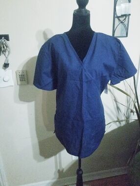 Womens plus scrub top